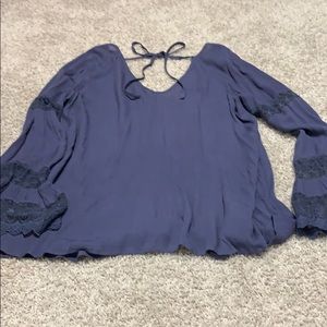 Long sleeve navy shirt